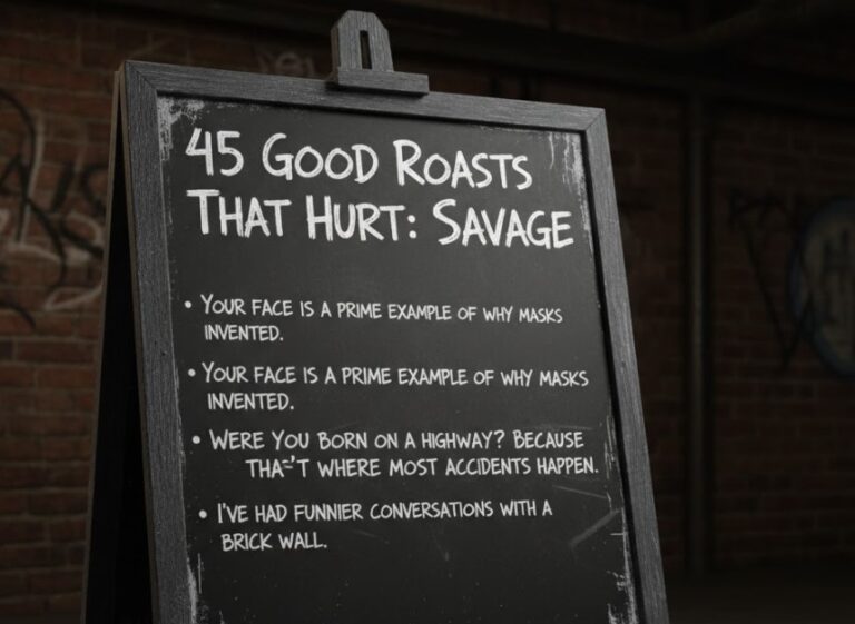 45 Good Roasts That Hurt